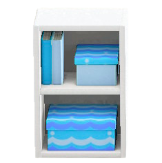 たておきカラーボックスのブルーウェーブの画像