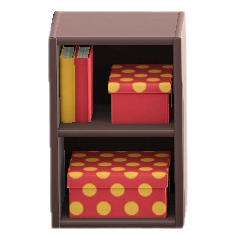 たておきカラーボックスのブラウンの画像