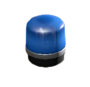 サイレンのブルーの画像