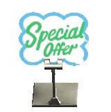 たくじょうPOPの雲形の画像