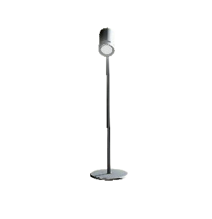 スマートなスポットライトのシルバーの画像