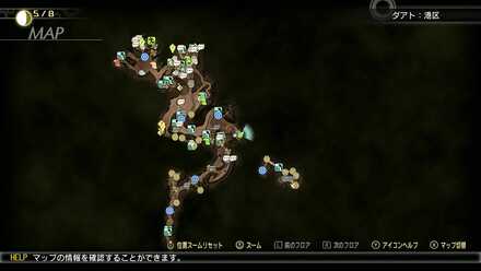 セイリュウの出現マップ