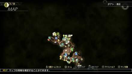 ゲンブの出現マップ