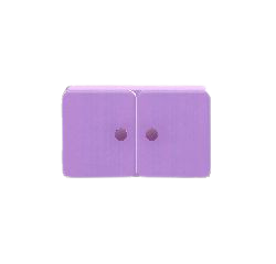 シンプルなウォールシェルフのパープルの画像