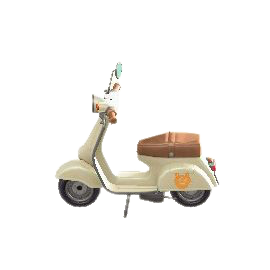 スクーターのアニマルの画像