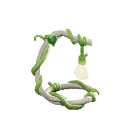 ツルのランプのライトグリーンの画像