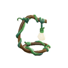 ツルのランプ画像