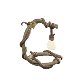 ツルのランプのブラウンの画像