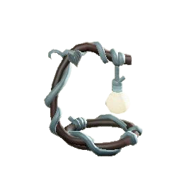 ツルのランプのグレーの画像