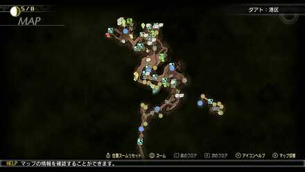 スザクの出現マップ