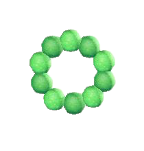 ヒカリゴケのリースのエメラルドの画像