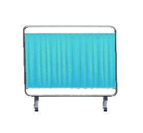 びょういんのついたてのブルーの画像