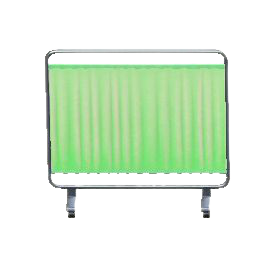 びょういんのついたてのグリーンの画像