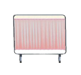 びょういんのついたてのピンクの画像