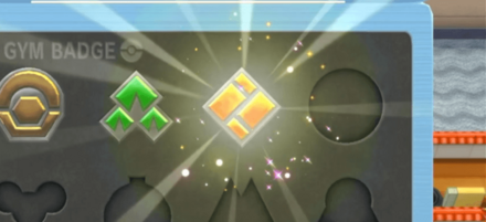 ジムバッジを3個手に入れる