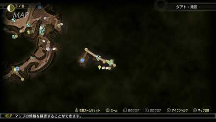 セトの出現マップ