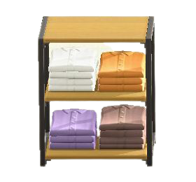 ふくのちんれつシェルフSのナチュラルウッドの画像