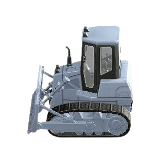 ブルドーザーのグレーの画像