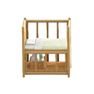 ベビーベッド画像