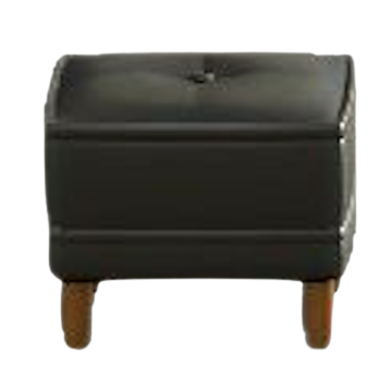 ボックススツールのブラックの画像