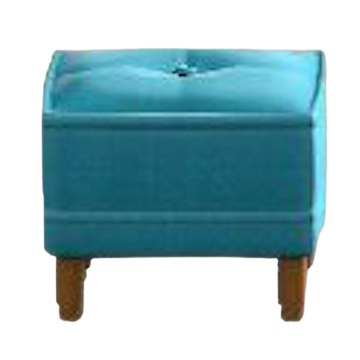 ボックススツールのブルーの画像