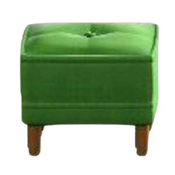 ボックススツールのグリーンの画像