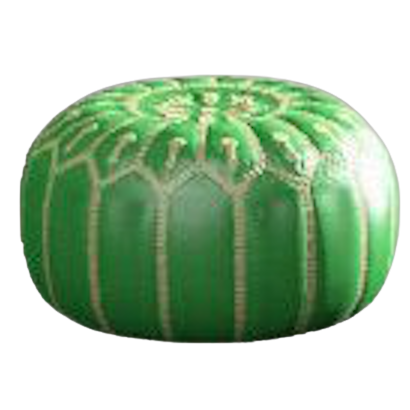 モロッコプフのグリーンの画像