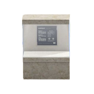 よこながのてんじだいの黒の解説プレートの画像