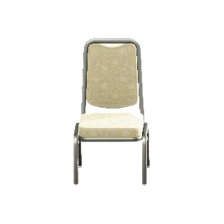 レセプションチェアのアイボリーの画像