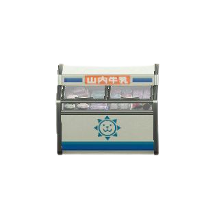 レトロなアイスケース画像