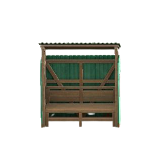 レトロなていりゅうじょのグリーンの画像