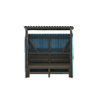 レトロなていりゅうじょのブルーの画像