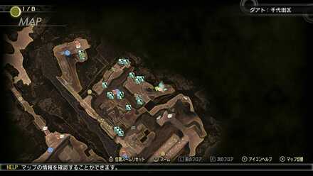 ホルスの出現マップ