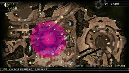 ガルーダの出現マップ