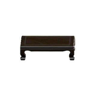 わふうなローテーブルのブラックの画像