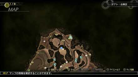 ビシャモンテンの出現マップ