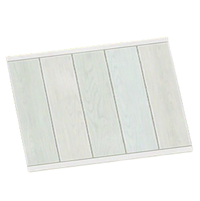 ホワイトのフローリングタイル画像