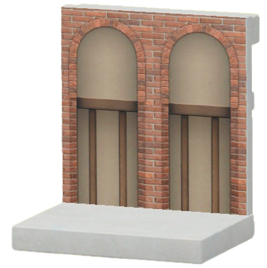 レトロなレストランのかべ画像