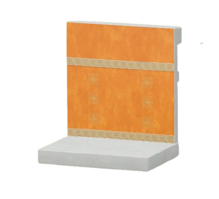 オレンジのモロッカンなぬりかべ画像