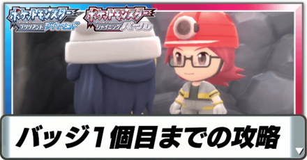 バッジ1個目までの攻略チャート