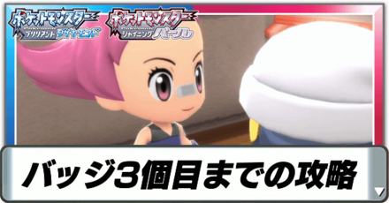 バッジ3個目までの攻略