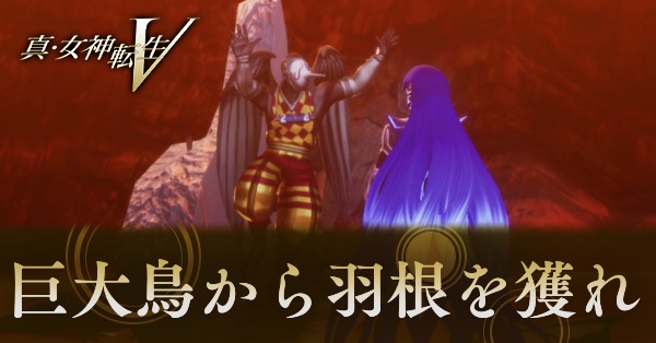 巨大鳥から羽根を獲れ
