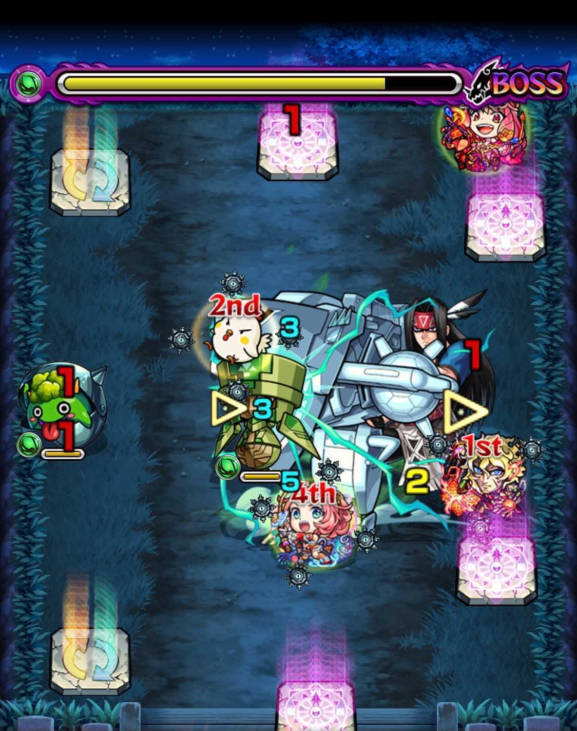 モンスト シャーマンファイトクエスト1回戦 ボス3