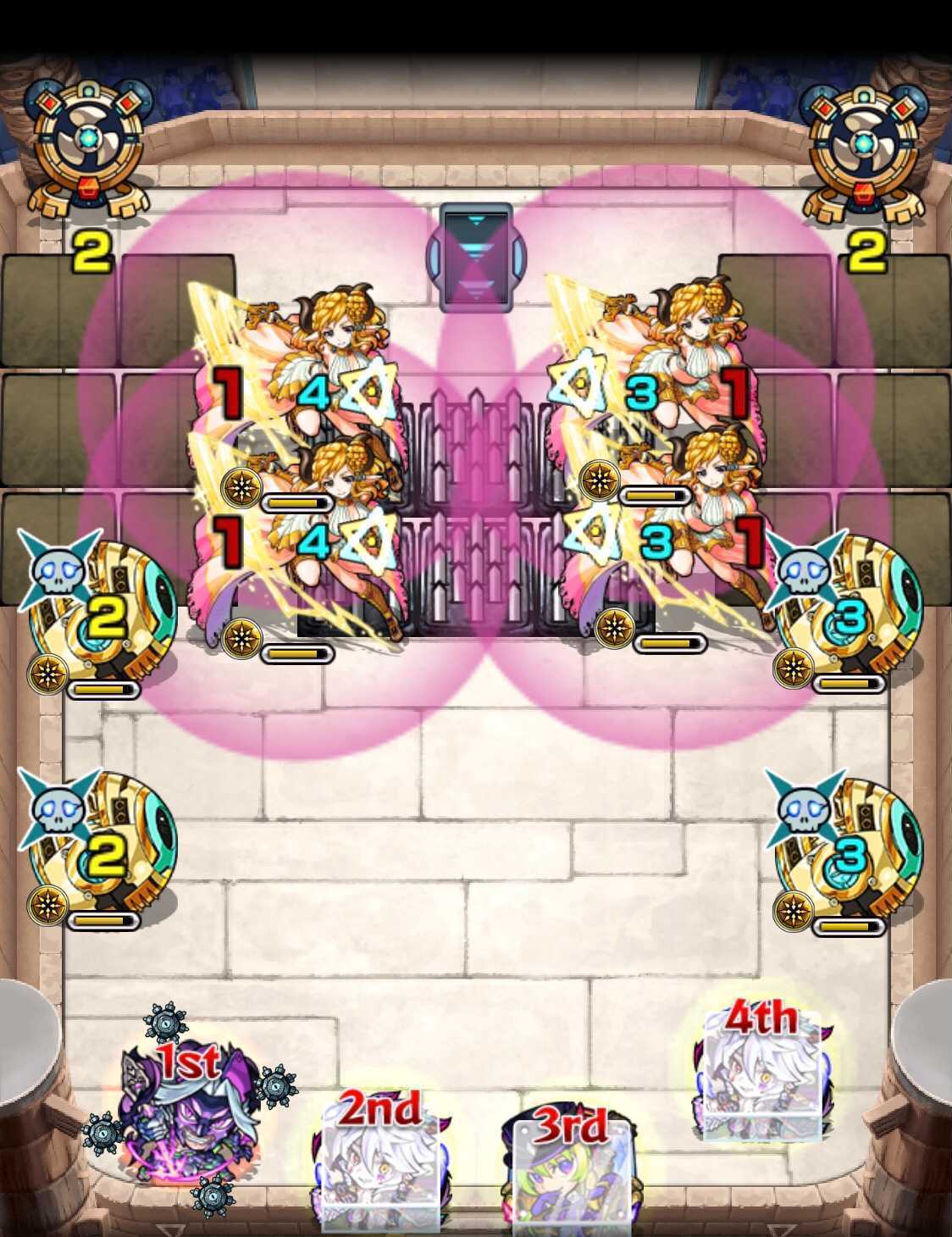 モンスト シャーマンファイトクエスト4回戦 ステージ1