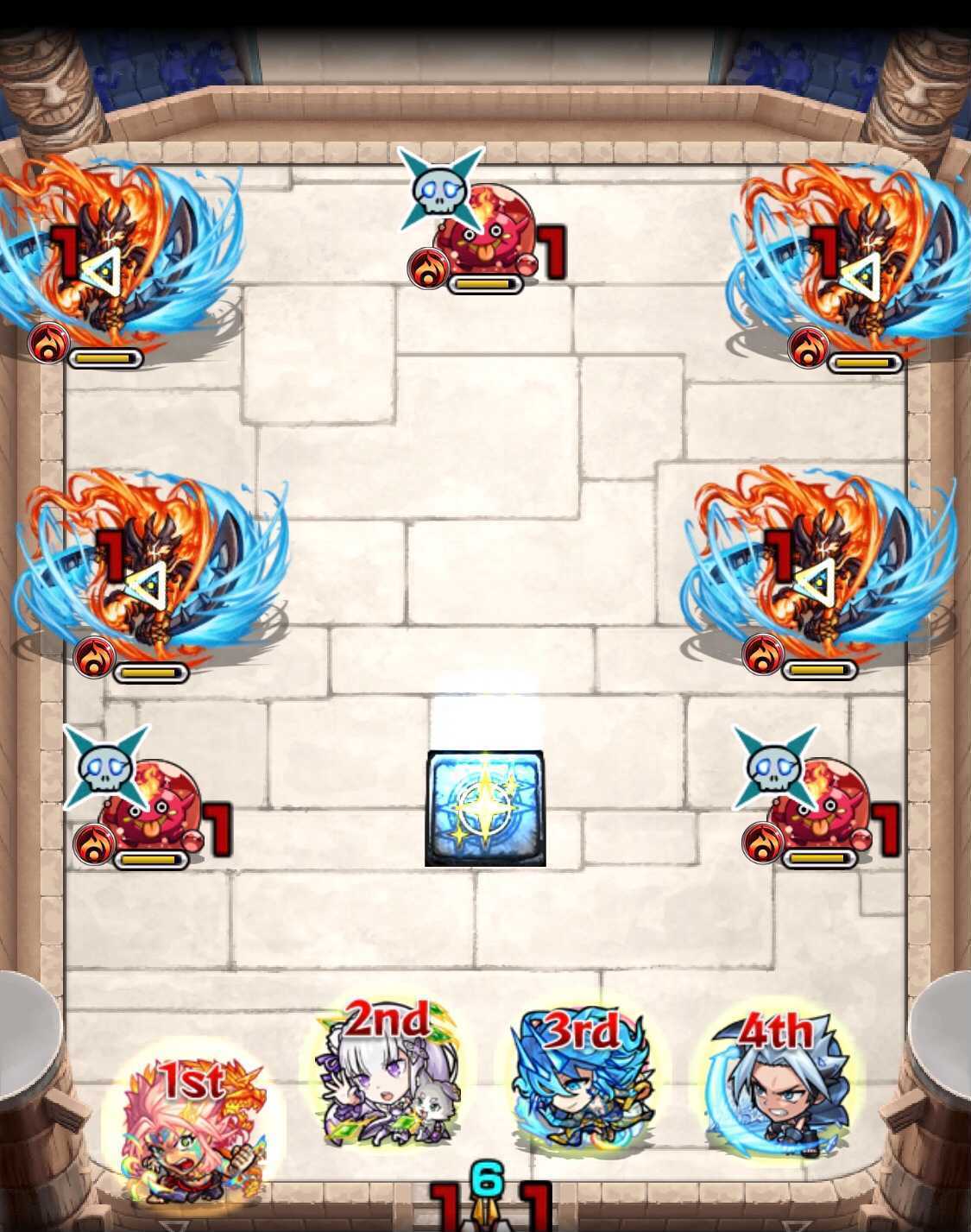 モンスト シャーマンファイトクエスト5回戦 ステージ1