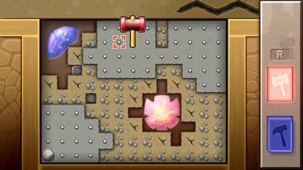 地下大洞窟で化石掘り