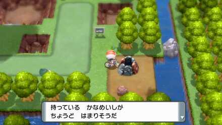 かなめいしをはめこむ