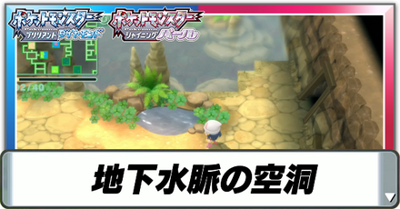 地下水脈の空洞