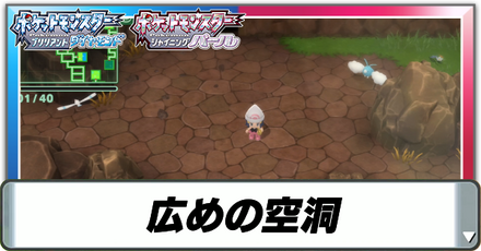 広めの空洞