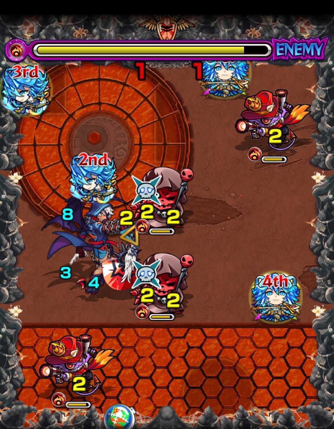 モンスト 裏禁忌11 ステージ3